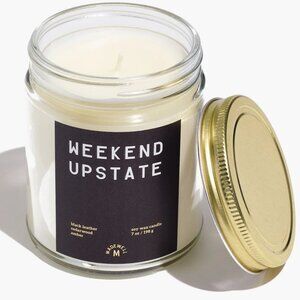 NWT Madewell S&L Glass Jar Scented Candle Weekend Upstate